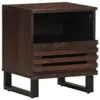 The Living Store Nachttische 2 Stk. 40x34x46 cm Massivholz Produktbild-Vorschau 3