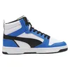 Puma Rebound V6 Mid Jr White-Black-Racing Blue Größe EU Produktbild-Vorschau 3