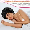 2 Stück Schlafmütze Satin Bonnet Nacht Schlaf Mütze Produktbild-Vorschau 3