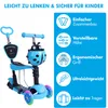 Habib 5-in-1 Kinderroller mit Rückenlehne – Abnehmbarer Produktbild-Vorschau 2