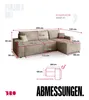 BroMARKT Ecksofa ADI Schlaffunktion Bettkasten L-Form Produktbild-Vorschau 11