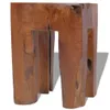 The Living Store Tabouret bois massif teck Voir les images du produit 8