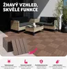 Sada terasových dlaždic Tegulas, WPC ve vzhledu dřeva - Náhled obrázku produktu 4