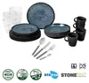 BRUNNER Camping Geschirr Set 4 Personen | Anti-Slip | All Produktbild-Vorschau 2