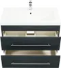 Badmöbel Infinity 850 SoftClose anthrazit gemasert : Produktbild-Vorschau 8
