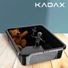 Plastikowy pojemnik KADAX 10 l z pokrywą, czarny zamykany Podgląd zdjęcia produktu 2