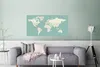 MuchoWow® Poster Weltkarte - Blau - Atlas 120x60 cm - Bild Produktbild-Vorschau 5