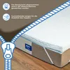 Matratzen Topper 90x200 mit Bezug,  Matratzenschoner 6 cm, Produktbild-Vorschau 6