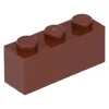 LEGO® 1x3 kostky Vysoké kostky Červenohnědá - 3623 NEW! Náhled obrázku produktu 2