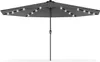 Parasol rond QEENTOE, diamètre 350 cm, avec manivelle et Voir les images du produit 1
