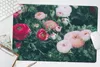 MuchoWow® Schreibtischunterlage Blumen - Blätter - Rosa Produktbild-Vorschau 5