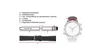 Lotus Ersatzband Uhrenarmband Leder Band schwarz für Produktbild-Vorschau 3