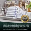 10er Set Geschirrtücher, Baumwolle, 50x70 cm, blau-kariert Produktbild-Vorschau 5