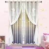 Rainbow Star Vorhänge für Mädchen Schlafzimmer, Produktbild-Vorschau 4