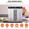 VEVOR 10 Tabletts Lebensmittel-Dörrgerät Edelstahl 1000W Produktbild-Vorschau 6