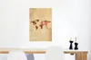 MuchoWow® Poster Weltkarte - Herz - Papyrus 40x60 cm - Produktbild-Vorschau 5