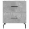 vidaXL Stolik nocny betonowy szary 40x35x47,5 cm materiał Podgląd zdjęcia produktu 6