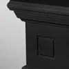 A close-up view of a black wooden fireplace surround. Anteprima dell’immagine prodotto