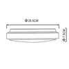 GLOBO 48408-18, LED, 3000 K, 1650 lm, IP20 Náhled obrázku produktu 5
