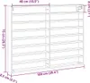 vidaXL Vitrína s policí Artisan dub 100 x 8,5 x 75 cm Náhled obrázku produktu 8