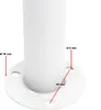 Wiltec Boîte aux lettres sur pieds Blanche 270 x 898 x 1500 Voir les images du produit 4