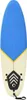 vidaXL Surfbrett 170 cm Blau und Creme Produktbild-Vorschau 2