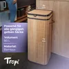 Tropi® Bambus Müllsackständer für Gelbe Säcke – 80L Gelber Produktbild-Vorschau 6