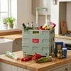 Relaxdays boodschappenwagen, inklapbaar, boodschappenmand Productafbeelding-voorbeeld 3