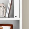 CASARIA® Étagère de rangement 4 niveaux Bibliothèque blanc Voir les images du produit 5