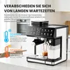 Zimilo Kaffeemaschine mit Mahlwerk, 1350W, Doppelboiler & Produktbild-Vorschau 4