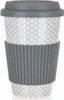 Keramikbecher 400 ml mit Silikondeckel Banquet Go grau Produktbild-Vorschau 2