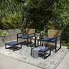 Gartenmöbelset ‘Calvello’ 5-tlg. Set aus einem Tisch, 2 Produktbild-Vorschau 1