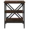 vidaXL Beistelltische 2 Stk. Braun Eichen-Optik 40x42x50 cm Produktbild-Vorschau 8