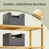SONGMICS Bambus Schuhständer, stapelbares Schuhregal 3 Produktbild-Vorschau 15