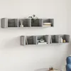vidaXL Nástěnné skříňky 2 ks. Grey Sonoma 99x18x16,5 cm Náhled obrázku produktu 2
