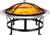GARDEBRUK® Brasero de jardin rond 75 cm acier inoxydable Voir les images du produit 1