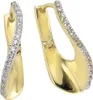 Celesta Gold Ohrring 375/- Gold 1,8cm gelb Zirkonia weiß Produktbild-Vorschau 1