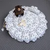 Zweiseitig Babynest ENGELSNEST XXL Blumen BRAUN Baumwolle/ Produktbild-Vorschau 5