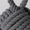 Boltze Türstopper Set Jute Knoten Natur Strick Kugel Stoff Produktbild-Vorschau 3