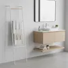 Scala portasciugamani in metallo Relaxdays, 4 pioli, per Anteprima dell’immagine prodotto 2