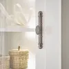 Wohnwand in Pinie weiß mit LED-Beleuchtung, 4-teilig, Produktbild-Vorschau 2