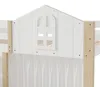 Lit mezzanine pour enfant 90 x 200 cm en pin et MDF, lit Voir les images du produit 11