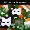 DIY Therian Masque Kit Blanko Katzen-Fuchs-Maske mit Produktbild-Vorschau 2