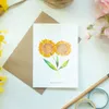 Mr. & Mrs. Panda Grußkarte Blume Sonnenblume - Weiß - Produktbild-Vorschau 2