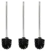 3/6er Set Toilettenbürste WC Bürste Edelstahloptik Stiel Voir les images du produit