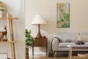 Wandkunst Leinwand Bild Uhr 30x60 Gemälde Abstrakte Park Produktbild-Vorschau 3