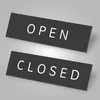 Elegantes Türschild Hängeschild Open/Close 30x8cm Produktbild-Vorschau 4