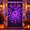 Decoración LED para Halloween: red de arañas de 1 metro, Vista previa de la imagen del producto 10