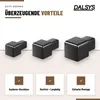 Dalsys Endstück Quadratprofil 10mm schwarz Edelstahl Produktbild-Vorschau 3