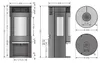 Oranier | Kaminofen | Rota Tre 2.0 | 5,5 kW | Schwarz, Top Produktbild-Vorschau 8